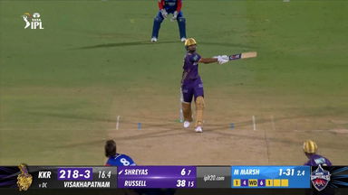 M16: DC vs KKR – Shreyas Iyer Six