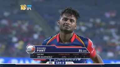 M9: RPS vs DD – Rishabh Pant Wicket