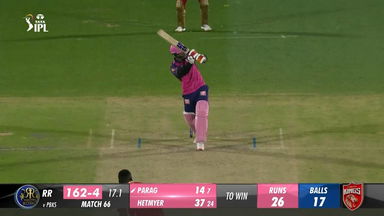 M66: PBKS vs RR – Riyan Parag Six