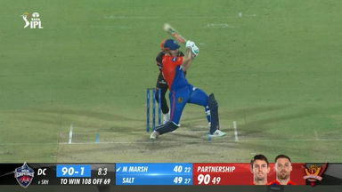 M40: DC vs SRH – Mitchell Marsh Six