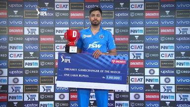 M46: MI vs DC  – Dream11 GameChanger of the Match – Avesh Khan