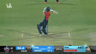 M07: DC vs GT – Abishek Porel Six