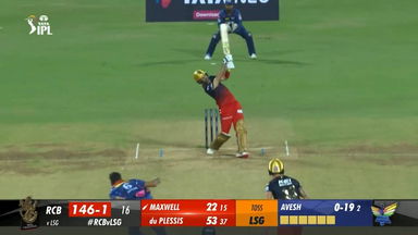 M15: RCB vs LSG – Glenn Maxwell Six