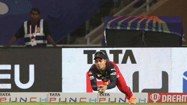 Anuj Rawat's brilliant catch at the boundary ropes