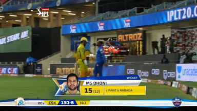 M07: CSK vs DC – MS Dhoni Wicket