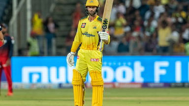 Devon Conway's second consecutive half century - 56(37)