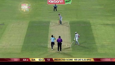 Q2: AA vs SIA –  Shoaib Malik six