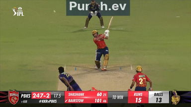 M42: KKR vs PBKS – Jonny Bairstow Six