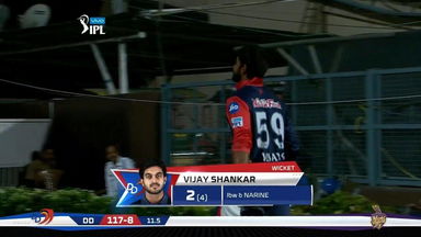 M13: KKR vs DD – Vijay Shankar Wicket