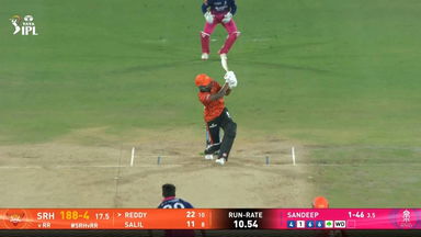 IPL 2026 M21: SRH vs RR - Nitish Kumar Reddy Six