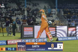 M12- MI vs GG: Kim Garth  Wicket