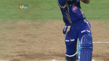 M28: MI vs RPS – Rohit Sharma Wicket