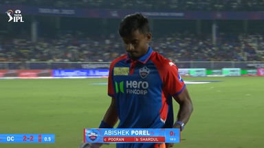 IPL 2025 M04: DC vs LSG - Abishek Porel Wicket
