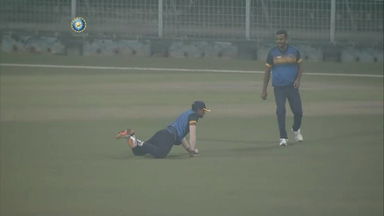 Stunning catch and brilliant run-out, featuring Anukul Roy