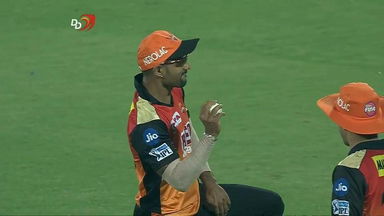 M42: DD vs SRH – Fall of Wickets