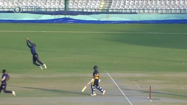 SMAT 2023 Final: Terrific Start: Soyeb dismisses Abhishek Sharma off the first ball of the match