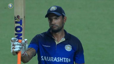 Syed Mushtaq Ali Trophy 2022 PQF3 : Sheldon Jackson leads Saurashtra's charge with 64(44)