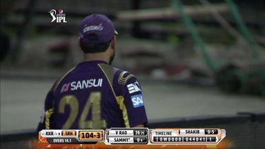 M54: KKR vs SRH – Darren Sammy Six
