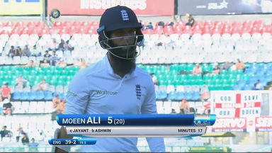 IND vs ENG 2016 - 3rd Test, day 3 : Moeen Ali Wicket