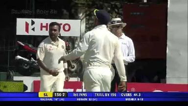 SL vs India, 3rd Test : SL 1st innings - T Kaushal wicket
