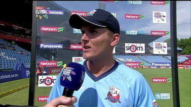 CLT20 2012 M19: AA vs PER – Interview - Micheal Bates