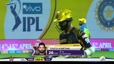 M05: CSK vs KKR – Dinesh Karthik Wicket