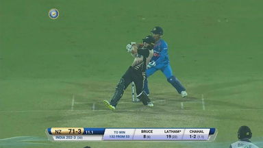 IND vs NZ 2017, 1st T20I: Tom Latham Six