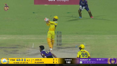 IPL 2025 M57: KKR vs CSK - Ravindra Jadeja Six