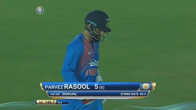 IND vs ENG 2017, 1st T20I : Parvez Rasool Wicket