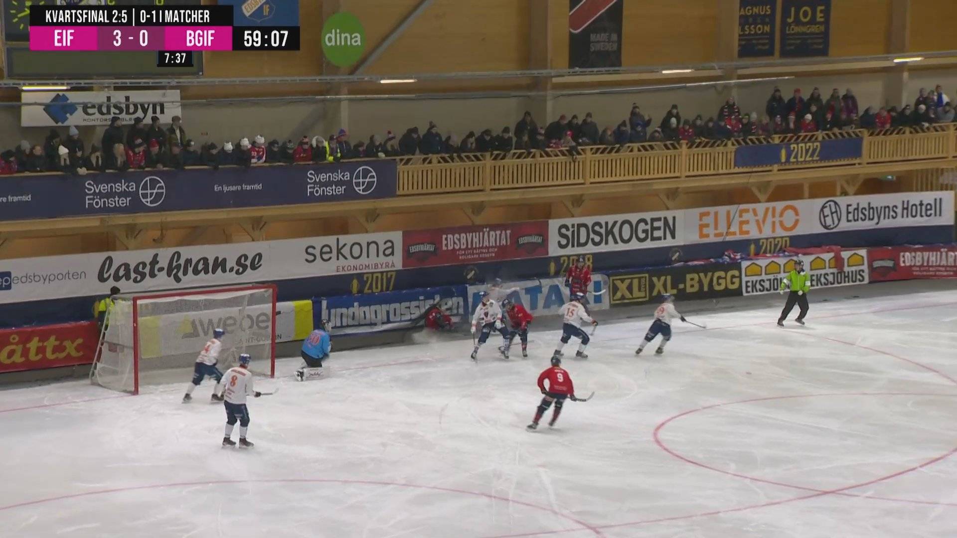 Highlights: Edsbyns IF - Bollnäs (kvartsfinal 2 av 5)