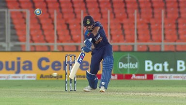 Shreyas Iyer smashes 37(18)
