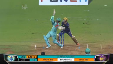 M66: KKR vs LSG – Quinton De Kock Six
