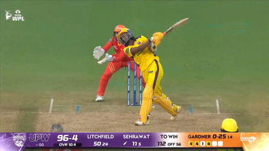 Six: Match 2, UP Warriorz vs Gujarat Giants, WPL 2026: Shweta Sehrawat Six