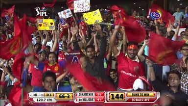 M16: RCB vs MI – AB de Villiers Six