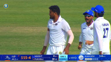 Ranji Trophy 2025-26, Himachal Pradesh vs Hyderabad: K Rohit Rayudu's excellent spell of 3/51