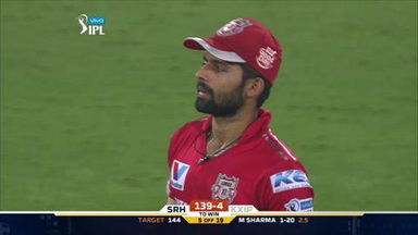 M18: SRH vs KXIP – Eoin Morgan Wicket