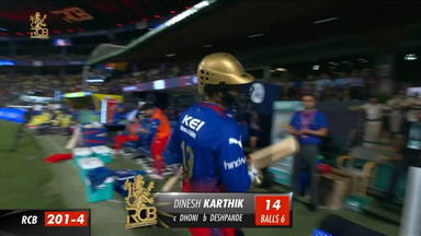 M68: RCB vs CSK – Dinesh Karthik Wicket