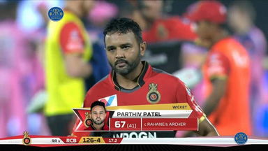 M14: RR vs RCB – Parthiv Patel Wicket