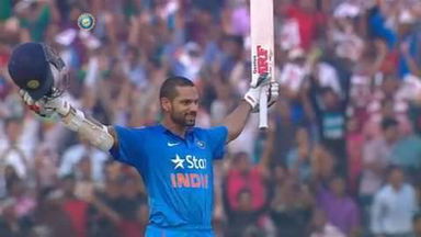 1ST ODI: IND vs SL  –   Shikhar Dhawan 113