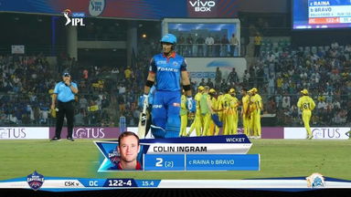 M05: DC vs CSK – Colin Ingram Wicket