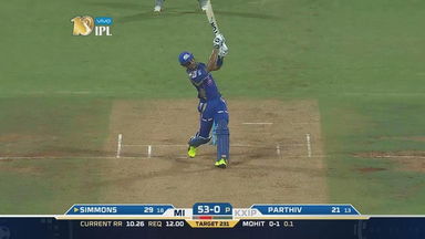 M51: MI vs KXIP – Lendl Simmons Six