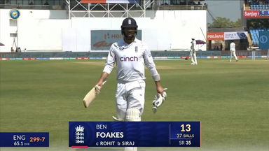 IND vs ENG 2024, 3RD Test: Ben Foakes Wicket