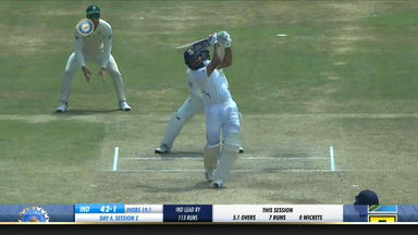 IND vs SA 2019, 1st Test, Day 4: Rohit Sharma Six