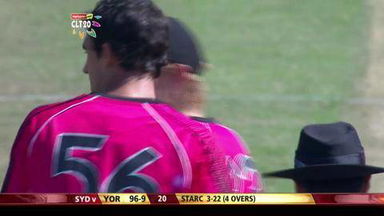 M6: SYD vs YOR – Patterson b Starc