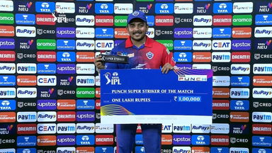 M15: LSG vs DC – Punch Super Striker Of The Match – Prithvi Shaw