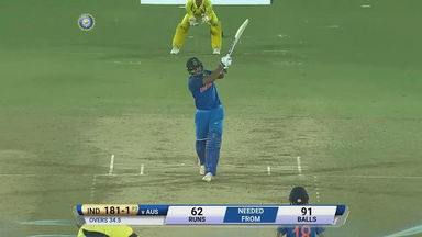 IND vs AUS 2017, 5th ODI: Rohit Sharma Six