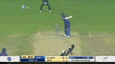IND vs NZ 2021, 2ND T20I : KL Rahul Six