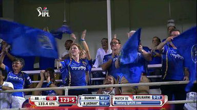 M36: RR vs DD – Kedar Jadhav Wicket