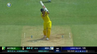 IND vs AUS 2023, 1ST ODI: Mitchell Marsh Six