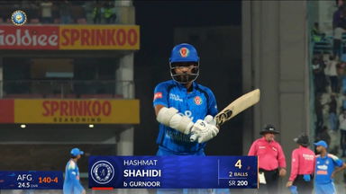 IND vs AFG 2026, 2nd ODI: Hashmatullah Shahidi Wicket